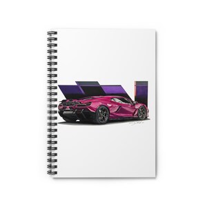 Supercar Spiral notebook, Lamborghini notebook, back to school, gifts for him, car guy gifts, Lamborghini Accessories, Lamborghini book