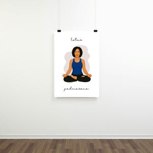 Chakra Yoga Pose Wall Art Set Printable | 8 Chakra Poses | Yoga Studio Decor | Minimalist Wellness Posters | Digital Download