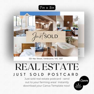 Net verkocht onroerend goed briefkaart | Listingpresentatie | Flyer net verkocht | Marketing voor makelaars | Hallo buurvrouw | Landbouwbriefkaart | Net verkocht