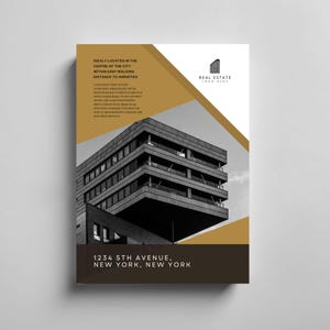 Promemoria di offerta / Presentazione dell&#39;elenco immobiliare commerciale / Brochure immobiliare / Offerta immobiliare / Volantino immobiliare / 4 pagine / OM