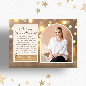 Kerstkaarten onroerend goed | Bedankt aan klanten briefkaart | Kerstkaart makelaar | Briefkaart van de groeten van het seizoen van onroerend goed | Landbouw