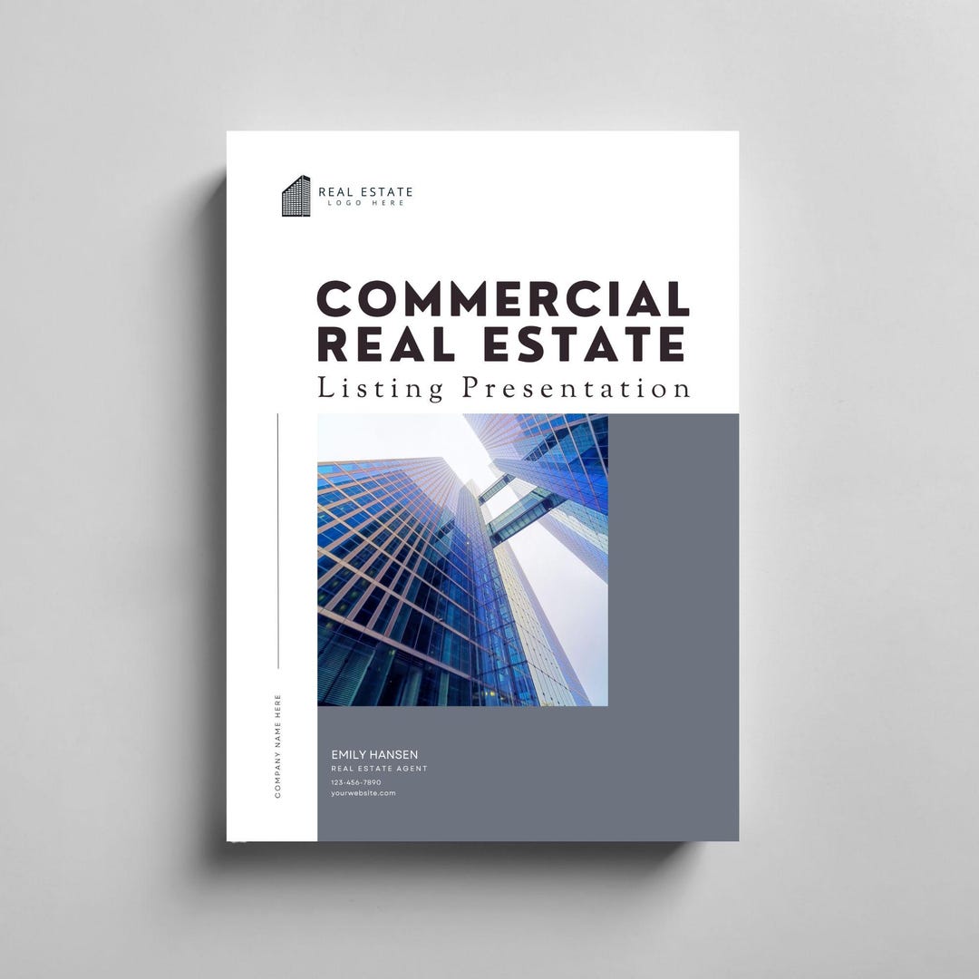 Commercial Real Estate Listing Presentation: Canva Template (digital ...