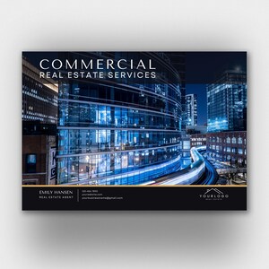 Biedingsbericht | Presentatie commercieel onroerend goed | Sjabloon servicesbrochure | Dia's presenteren | Digitale visitekaartjes