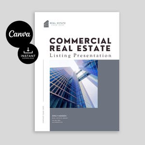 Promemoria di offerta / Brochure immobiliare / Presentazione dell&#39;elenco immobiliare commerciale / Offerta immobiliare / Volantino immobiliare / Marketing