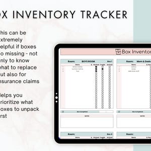 packing list inventory