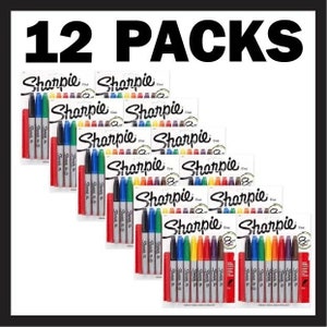 Sharpie Flip Chart Markers, Bullet Tip, Assorted Colors, Set Of 8