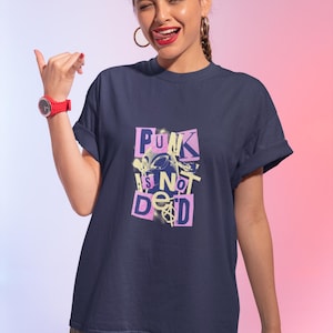 Punk Inspired Graphic T-Shirt, Unisex Softstyle Tee, Vintage Grunge Shirt, Casual Wear, Gift for Music Lovers, Graphic Tee