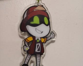 Thad 3 "acrylic key chain