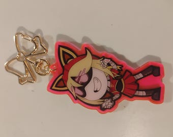 Lizzie 3"  acrylic key chain