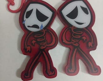 Gabgle 3 " double sided  acrylic key chain