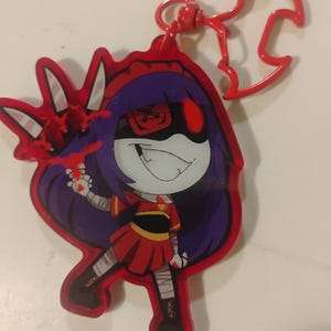 Doll 3&quot;  acrylic key chain
