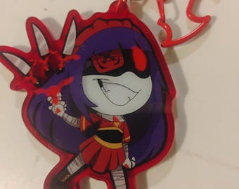 Doll 3"  acrylic key chain