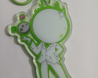 Doc scratch , 3 "  acrylic key chain