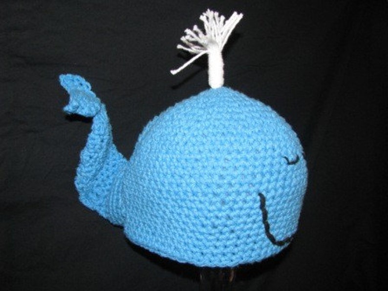 A Whale of a Hat Child's Hat Crochet Pattern PDF image 3