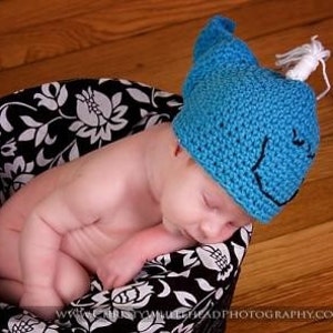 A Whale of a Hat Child's Hat Crochet Pattern PDF image 1