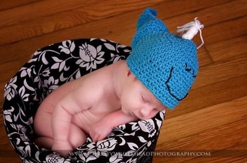 A Whale of a Hat Child's Hat Crochet Pattern PDF image 1