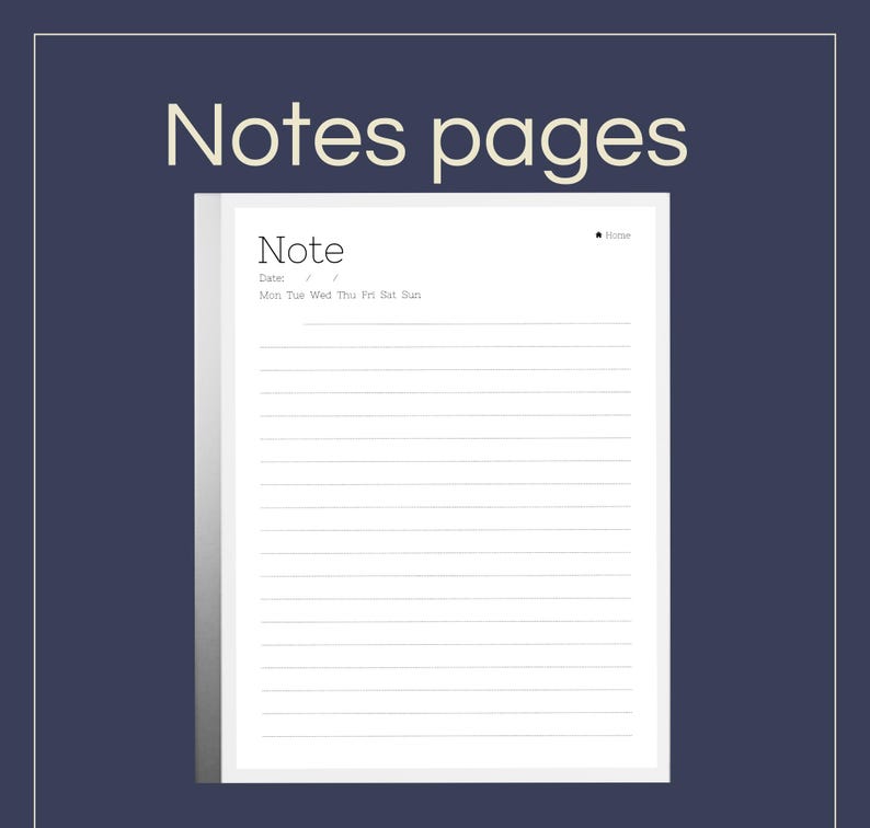 E-ink planner