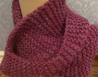 Raspberry Cowl in Pure BFL