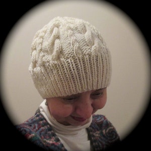 PDF Cabled Slouch Cap