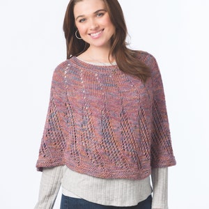 Easy Swing Eyeleted Poncho - PDF