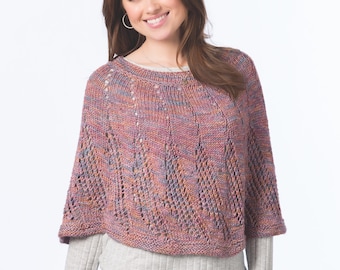 Easy Swing Eyeleted Poncho - PDF