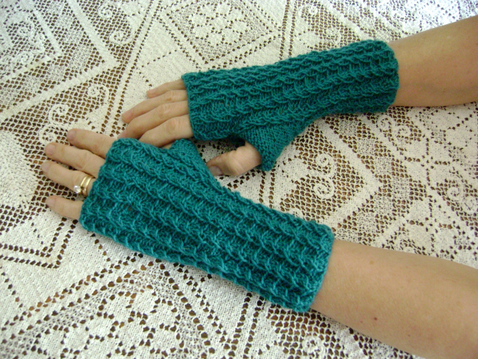 FIVE Fingerless Glove Patterns in PDF Etsy
