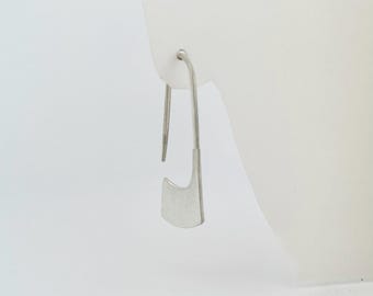 SIlver Swoop Earrings - E3210