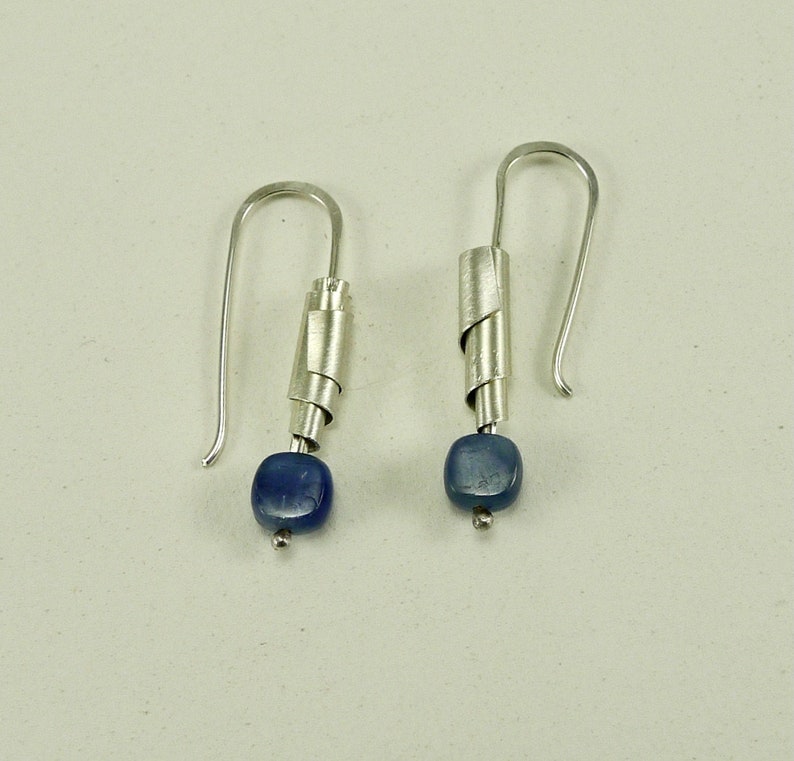 Sterling Twists with Kyanite Earrings E3045 image 3