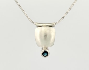 Shinto Sterling and Topaz Necklace - N1700