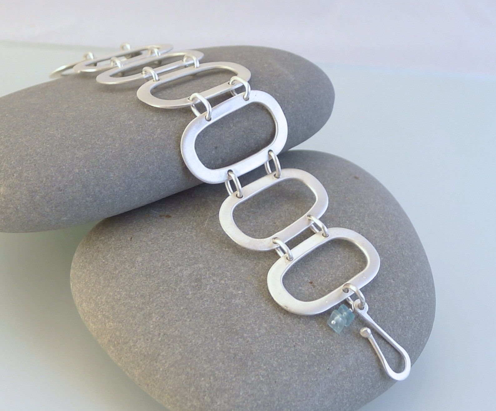 Sterling Silver Bit Link Bracelet