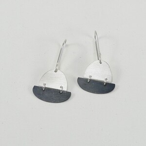 Sterling Silver Space Ship Earrings E2960 image 3