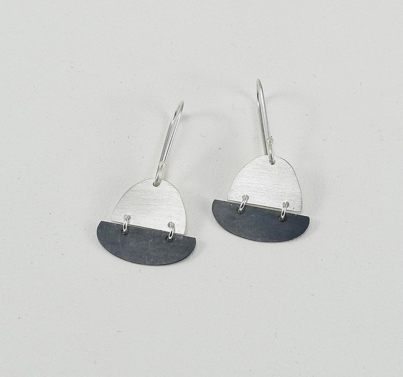 Sterling Silver Space Ship Earrings E2960 image 3