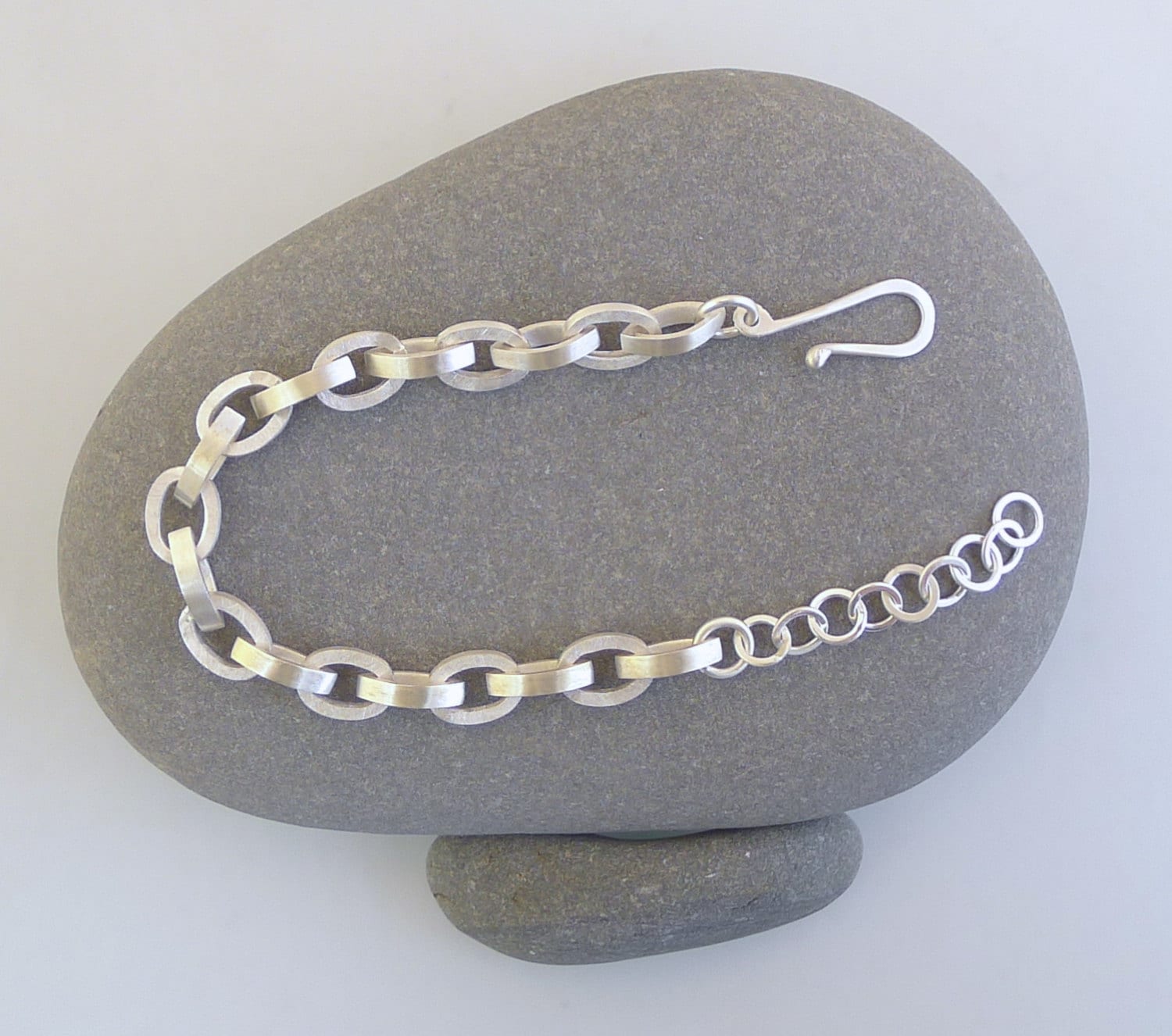 Beautiful Sterling Link Bracelet B0230 - Etsy