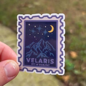 Velaris Terrasen TOG Sticker Set | Fantasy ACOTAR Bookish Stickers | SJM Stickers| Fantasy Decor | BookTok Gift for Readers|