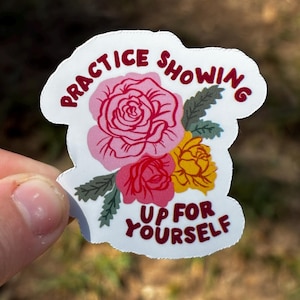 Mental Health Sticker, Positive Sticker, You Matter, Flower Sticker, Kindle Sticker, Laptop Sticker, Motivational Sticker, Awareness Sticker