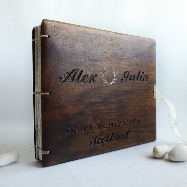 Wedding guest book Sustainable