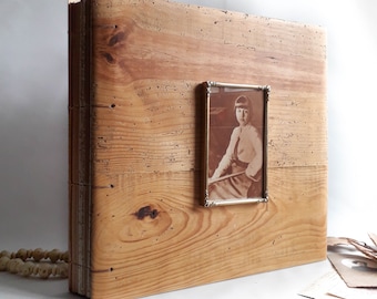 Wood photo album Vintage Photo frame