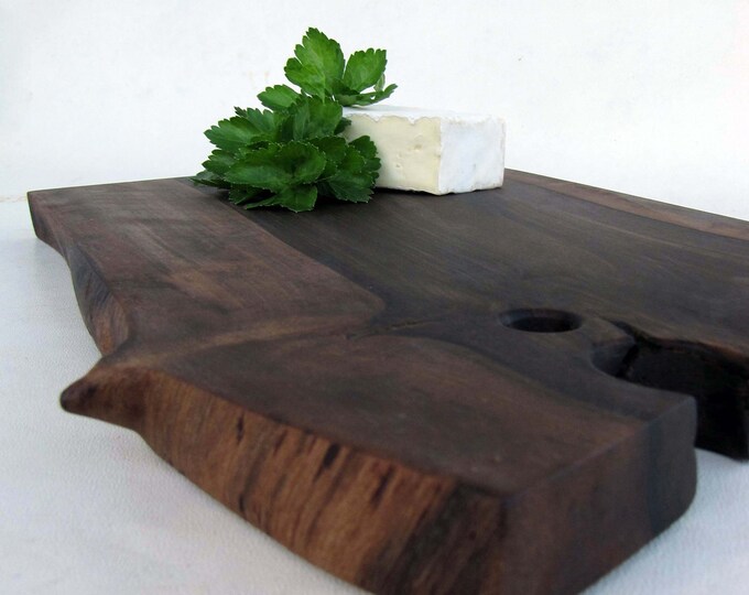 Serving Tray/ Cutting Board From Walnut Tree Branch Natural Edge Can Be