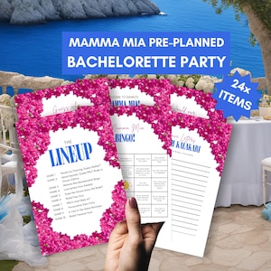 Mamma Mia Bachelorette Pre Planned Party Hens Do Party Games Bachelorette Games Mamma Mia Themed Party Mamma Mia Bachelorette Party Supplies