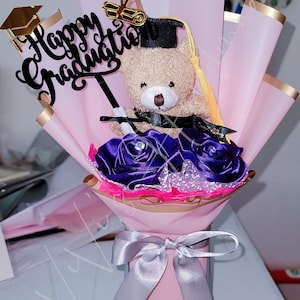 Bouquet d'ours en peluche de remise des diplômes