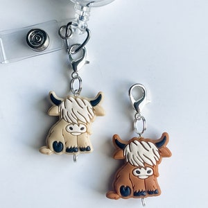 Highland Cow Badge Reels Andbuddy Highland Cow Name Badge
