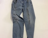 38 Raw Vintage Levi Boyfriend jeans 38 waist denim jeans