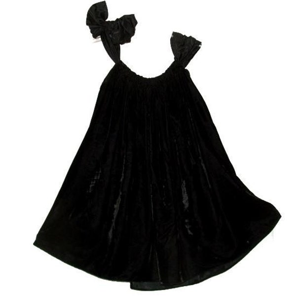 Black Velvet Swing Dress/Jumper