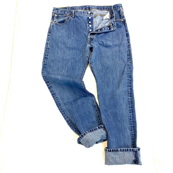 40 Vintage Levi  501 Button fly  jeans size 40 wa… - image 2