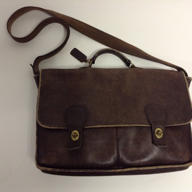 coach briefcase vintage