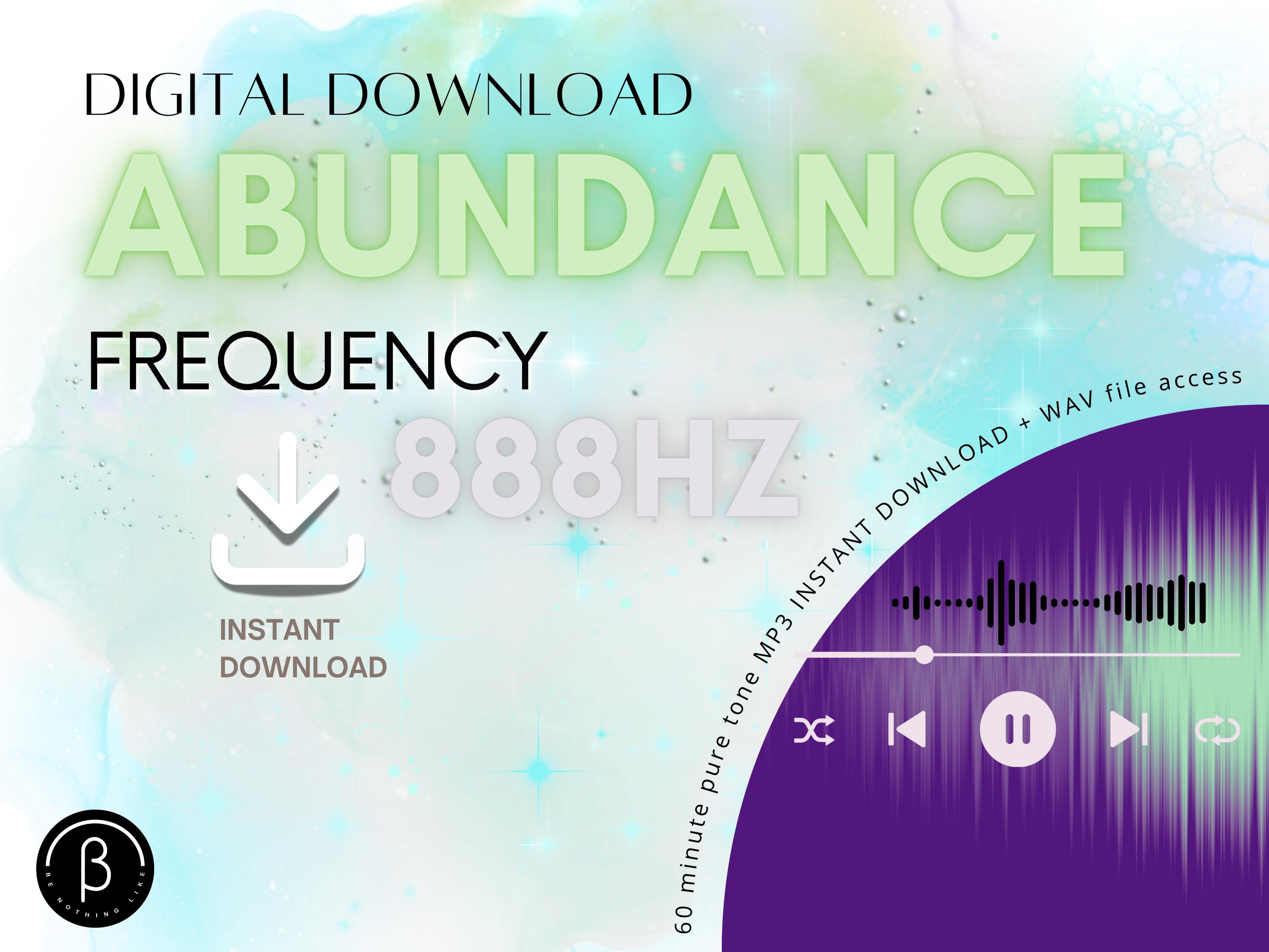 abundance8008ページ 888hz Abundance Frequency Pure Tone: Manifestation Audio (MP3