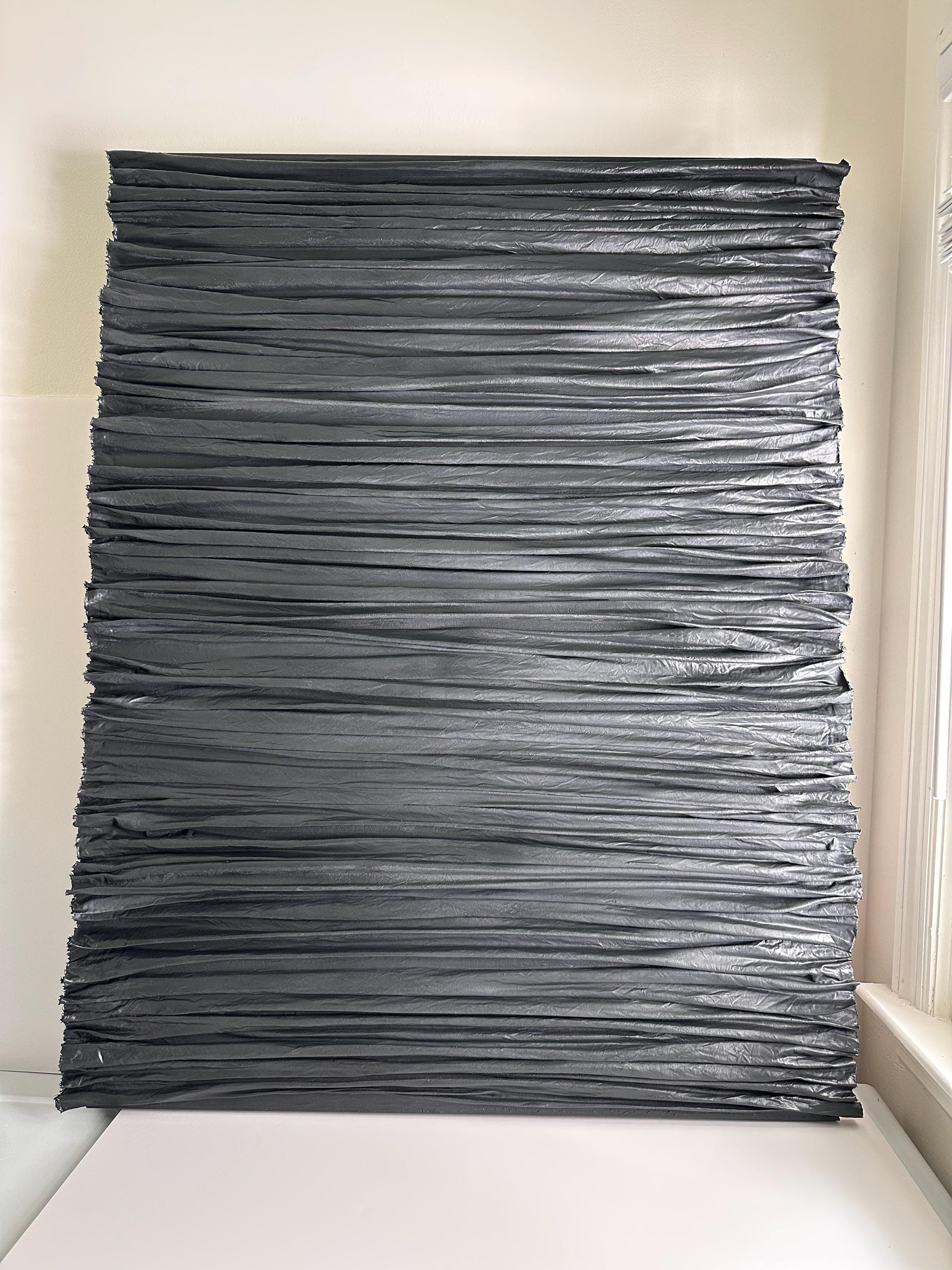 3D Fabric Wall Art: Textured Abstract Canvas - Handmade - Etsy