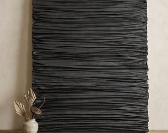 Textured Fabric Canvas Art, 3D Abstract Wall Decor, Modern Minimalist Statement Piece