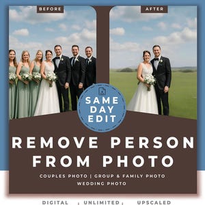 Remove Person | Same Day Photoshop Service | Advanced Editing | Remove Objects | Remove People | Clean Crowded or Cluttered Scenes