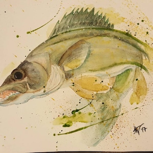 8x10 Fish Print